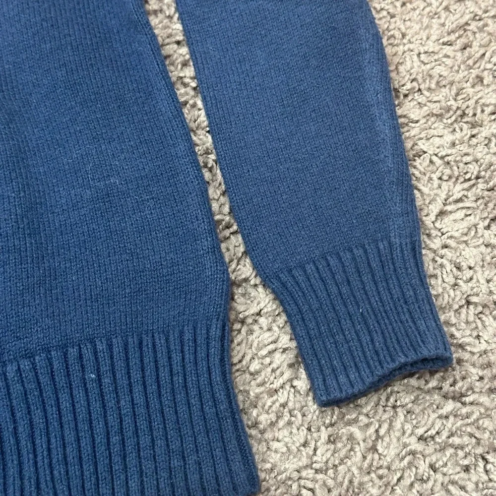 GapKids Navy Bunny Pom Pom Novelty Sweater Cottagecore Preppy S 6-7